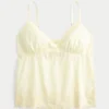 Shimmer Embroidered Babydoll Top