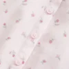 Short-Sleeve Button-Through Mini Dress