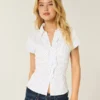 Short-Sleeve Tuxedo Shirt