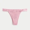 Smocked High-Leg Cheekiest Bikini Bottom