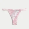 Smocked High-Leg Cheekiest Bikini Bottom