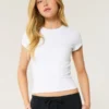 Soft Stretch Seamless Fabric Crew Baby Tee