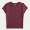 Soft Stretch Seamless Fabric Crew Baby Tee