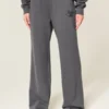 Sparkle Logo Graphic Wide-Leg Sweatpants Sparkle Logo Graphic Wide-Leg Sweatpants