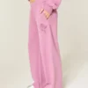 Sparkle Rose Graphic Wide-Leg Sweatpants Sparkle Rose Graphic Wide-Leg Sweatpants