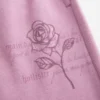 Sparkle Rose Graphic Wide-Leg Sweatpants Sparkle Rose Graphic Wide-Leg Sweatpants