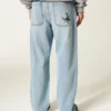 Spider Embroidery Baggy Jeans Spider Embroidery Baggy Jeans