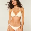 Spring Break Graphic Halter Triangle Bikini Top