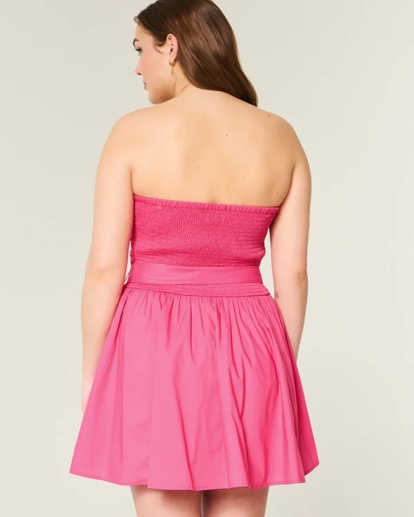 Strapless Bow Mini Dress Strapless Bow Mini Dress
