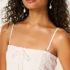 Strapless Crochet-Style Bodice Babydoll Mini Dress Strapless Crochet-Style Bodice Babydoll Mini Dress