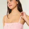 Strapless Crochet-Style Mix Maxi Dress Strapless Crochet-Style Mix Maxi Dress