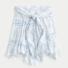 Strapless Handkerchief Hem Top