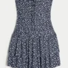 Strapless Knit Skort Dress