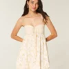Strapless Ruffle Babydoll Mini Dress Strapless Ruffle Babydoll Mini Dress