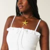 Strapless Smocked Maxi Dress