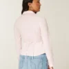 Stretch Poplin Button-Through Shirt
