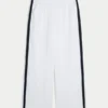 Striped Baggy Pull-On Pants