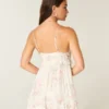 Studded Ruffle Mini Dress
