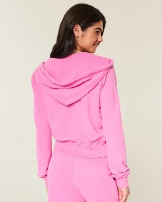 Terry Zip-Up Hoodie
