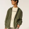Thermal Zip-Up Hoodie