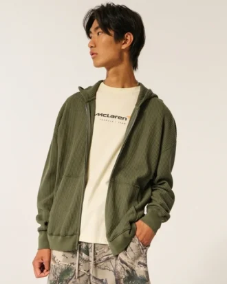 Thermal Zip-Up Hoodie