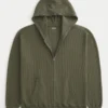 Thermal Zip-Up Hoodie