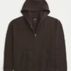 Thermal Zip-Up Hoodie