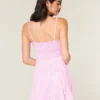 Tie Front Knit Mini Dress Tie Front Knit Mini Dress