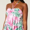 Tiered Halter Babydoll Top