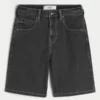Tiger Graphic Baggy Denim Shorts Tiger Graphic Baggy Denim Shorts