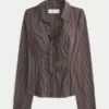 Tuxedo-Style Stretch Poplin Shirt