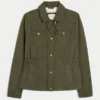Twill Y2K Military Jacket