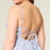 V-Neck Ruffled Tier Babydoll Mini Dress V-Neck Ruffled Tier Babydoll Mini Dress