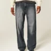 Washed Black Baggy Jeans Washed Black Baggy Jeans