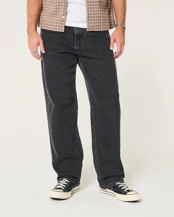 Washed Black Baggy Jeans Washed Black Baggy Jeans