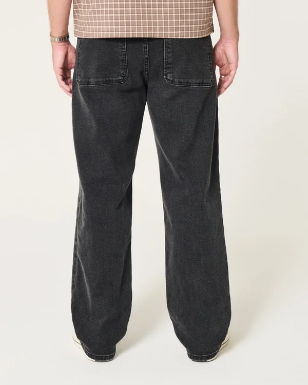 Washed Black Baggy Jeans Washed Black Baggy Jeans