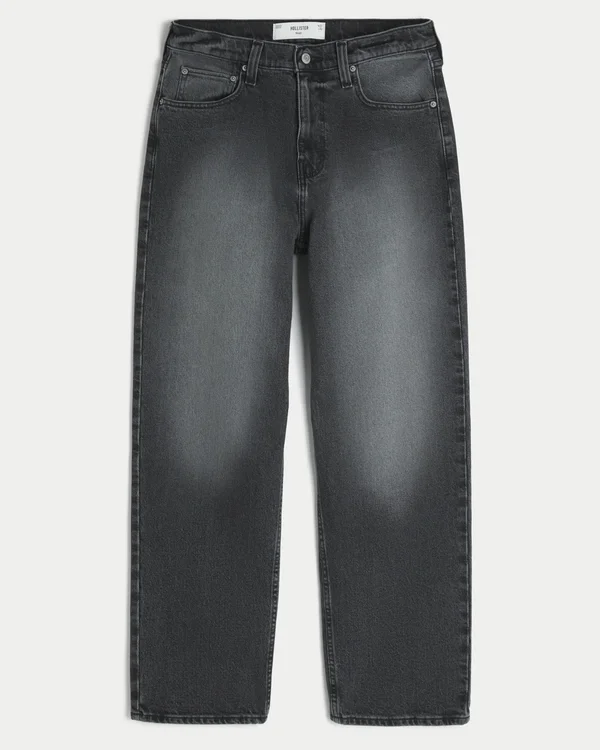 Washed Black Baggy Jeans Washed Black Baggy Jeans