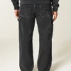 Washed Black Baggy Painter Jeans Washed Black Baggy Painter Jeans