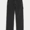 Washed Black Baggy Painter Jeans Washed Black Baggy Painter Jeans