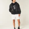 Washed Black Denim Skater Jacket
