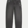 Washed Black Playing Card Joker Graphic Skater Baggy Jeans Washed Black Playing Card Joker Graphic Skater Baggy Jeans