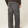 Washed Black Super Baggy Painter Jeans Washed Black Super Baggy Painter Jeans