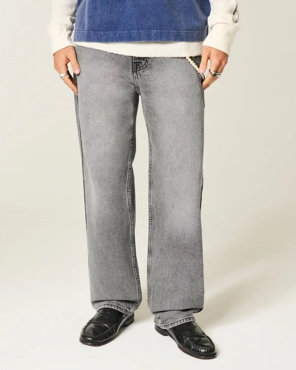 Washed Grey Baggy Jeans Washed Grey Baggy Jeans