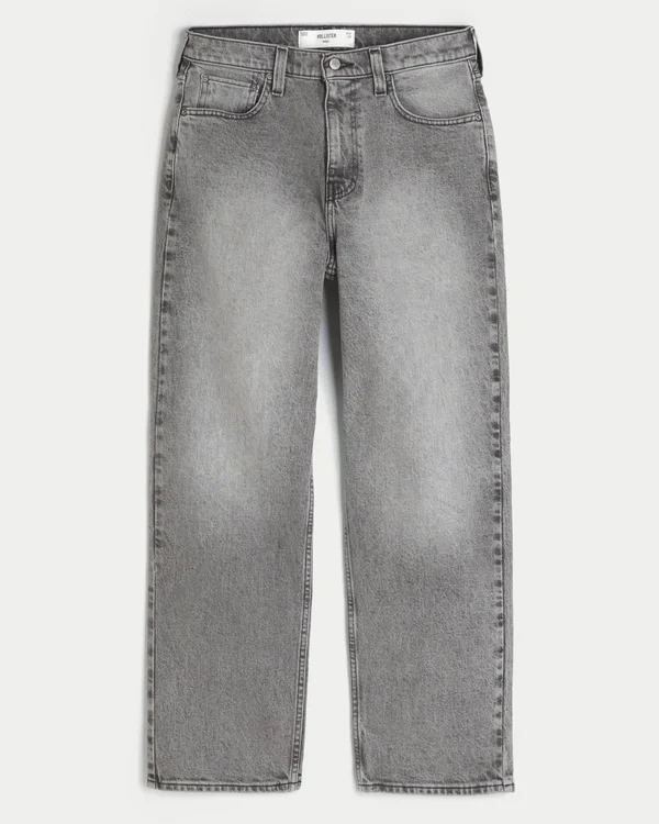 Washed Grey Baggy Jeans Washed Grey Baggy Jeans