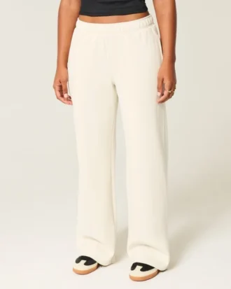 Wide-Leg Sweatpants