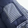 Zip-Up Pattern Puffer Jacket