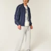 Zip-Up Windbreaker Jacket