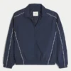 Zip-Up Windbreaker Jacket